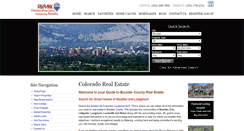 Desktop Screenshot of bouldercountyhomesearch.com